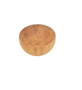 Bambu Todo Çerezlik Ø8x4 cm 1 Adet Kahvaltılık Kase Yuvarlak ve Derin Mutfak Minik Yardımcısı