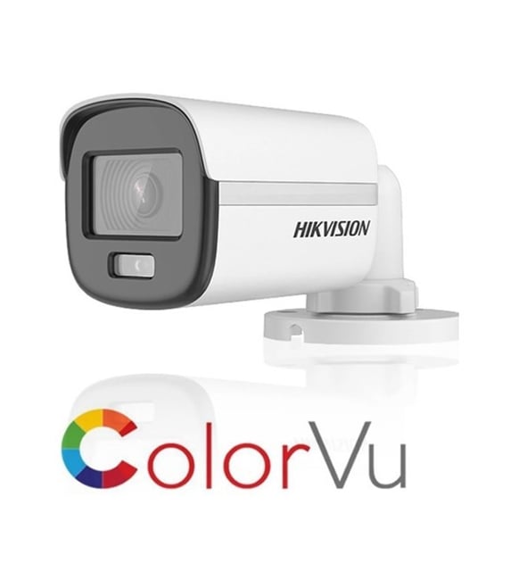 HIKVISION 2MP BULLET 3.6MM COLOR-VU DS-2CE10DF0T-PF 20metre AHD Kamera