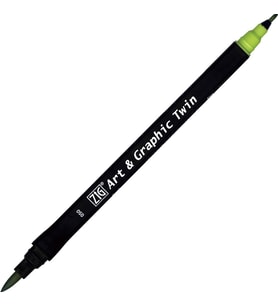 Zig Art & Graphic Twin Marker Çizim Kalemi 50 Willow Green 