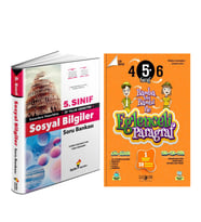 Aydın Yayınları 5.Sınıf Sosyal Bilgiler ve Lodos Eğlenceli Paragraf Soru Bankası Seti 2 Kitap