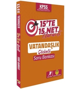 Tasarı Yayınları KPSS Vatandaşlık 15 te 15 Net Garanti Soru Bankası
