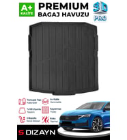 Skoda Octavia 3D Pro Bagaj Havuzu 2024 Üzeri A+ Kalite