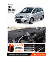 OPEL ZAFİRA B (2004-2011) Uyumlu Torpido Örtüsü Torpido Kılıfı - Siyah