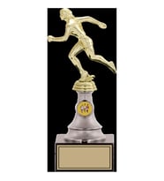 ODAK KUPA - Figürlü Kupalar - Atletizm Kadın Figürlü Kupalar FG-010 B - 27 cm