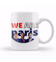 WE ARE PARIS Leo Messi HAKIMI RAMOS PSG Kupa Bardak Porselen