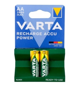 Varta NI-MH 1.2 Volt 2600 Mah R2U AA Şarjlı 2 li Kalem Pil Şarj Edilebilir Pil