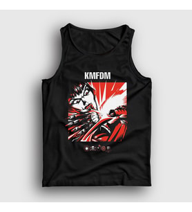 Presmono Unisex Siyah Symbols Rock Kmfdm Atlet 540110tt