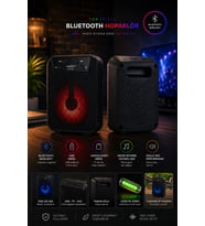 Bluetooth Hoparlör RGB Işıklı Taşınabilir Kablosuz Speaker USB TF Kart Destekli
