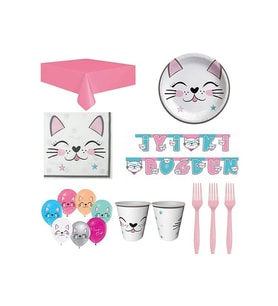 Miss Cat Parti Seti 8 Kişilik