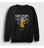 Presmono Unisex Siyah Gang Film Kill Bill Sweatshirt 246408tt