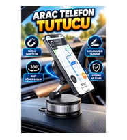Katlanabilir Manyetik Araç İçi Telefon Tutucu – 360° Döner Başlıklı Stand