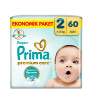 Prima Premium Care Bebek Bezi 2 Beden Mini Jumbo Paket 60 Adet