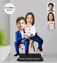 Kişiye Özel Aile Ahşap Eco Biblo -25