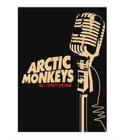 Artic Monkeys Modern Ahşap Tablo