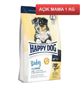 Happy Dog Baby Grainfree Tahılsız Yavru Köpek Maması 1 Kg AÇIK