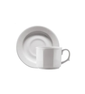 Güral Porselen Hk02ct Tabaklı Çay Ve Nescafe Fincanı 1 Adet 150 Cc