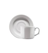 Güral Porselen Hk02ct Tabaklı Çay Ve Nescafe Fincanı 1 Adet 150 Cc