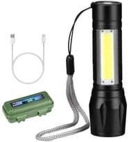 CATA CT-8024 Flaşlı Polis Cep LED  El Feneri Taşınabilir şarjlı USB-C 3 Fonksiyonlu ışık lamba