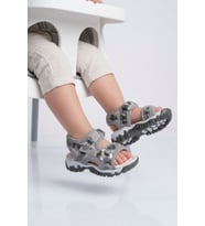 Arzen Sedef Cırtlı Ortopedik Bebek Sandalet 25T104 B