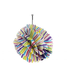 Süs ponpon pelur kağıttan 35 cm rengarenk p1-500-