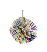 Süs ponpon pelur kağıttan 35 cm rengarenk p1-500-