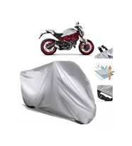 Ducati Monster 797 Plus (bağlantı Tokalı) Uyumlu SolarBlock Prime Motosiklet Brandası Örtüsü (Siyah)