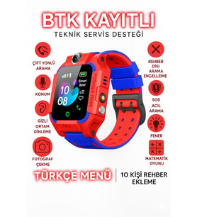 Çocuk Takip Saati, Sim Kartlı, Kamera ve Gizli Dinleme Özelliği
