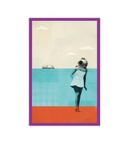 Renkli Ve Neşeli Tasarımlar –hediye Not Kartı Ve Kartpostal  10x15 Cm (Mavi-Kırmızı)