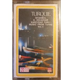 (Plak Değildir KASET tir) Kürdili Hicaskar - Karcığar Faslı Music From Türkey  Vol. 5 Açılmamış Jelatininde Kaset