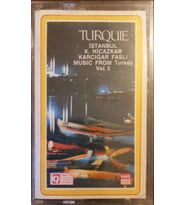 (Plak Değildir KASET tir) Kürdili Hicaskar - Karcığar Faslı Music From Türkey  Vol. 5 Açılmamış Jelatininde Kaset