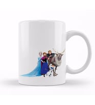 Elsa Kristoff Anna Olaf Film Frozen Kupa Bardak Porselen