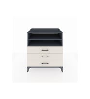 Kronos Şifonyer 2 Raflı 3 Çekmeceli 88x59x96 Antrasit-Aytaşı