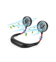 Boyun Fanı Şarjlı Mini Vantilatör USB Şarjlı Boyun Askılı Taşınabilir 3 Kademeli Sessiz Boyunluk Fan Serinletici