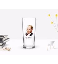 BK Home Renkli Baskılı Atatürk Temalı Rakı Bardağı-12 (Beyaz)