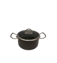 Tuna House Granit Derin Tencere  20 Cm  Siyah