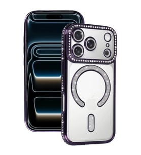 iPhone 17 Pro Joke Simli Magneticsafe Kılıf - Derin Mor