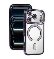 iPhone 17 Pro Joke Simli Magneticsafe Kılıf - Derin Mor