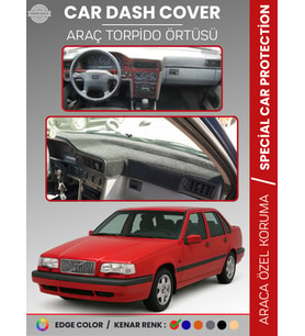 VOLVO 850 (1991-1997) Torpido Örtüsü Ön Göğüs Koruma Torpido Koruma Tam Uyum Araca Özel UV Koruma