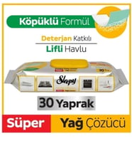 Mey İthalat® Yüzey Temizlik Havlusu 30 Adet Yağ Çözücü