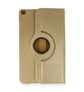 Samsung Galaxy Tab A9 Plus Kılıf 360 Tablet Deri Kılıf - Gold