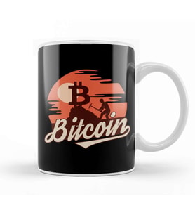 Bitcoin Kupa Bardak Porselen