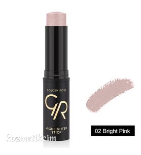 Golden Rose Highlighter Stick Aydınlatıcı 02 Bright Pink