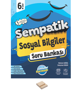 6. Sınıf Sempatik Sosyal Bilgiler Soru Bankası + Telefon Standı