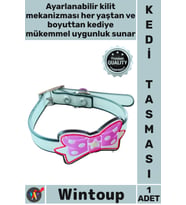 #Tasma Ayarlanabilir Yumuşak Antibakteriyel Dayanıklı Şık Konforlu Evcil Hayvan Silikon Kedi Tasması