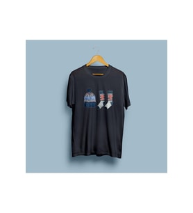 Oversize Şapka Çorap Kış Tasarım Unisex T-shirt