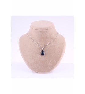 Doğal Taş Kolye - Safir Taşı