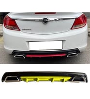 Opel İnsignia Sarı Difüzör Çiftli Kare Egzoz Görünümlü D Tip Difizör 2009 - 2013