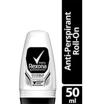 REXONA ROLL-ON MEN INVISIBLE BLACK+WHITE 50ML X 2 ADET