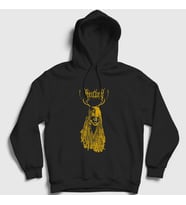 Presmono Unisex Siyah Maria Franz Heilung Kapüşonlu Sweatshirt 407057tt