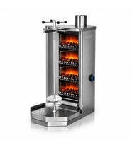Pimak Kömürlü Döner Makinesi 4 Gözlü 50x76x116 cm